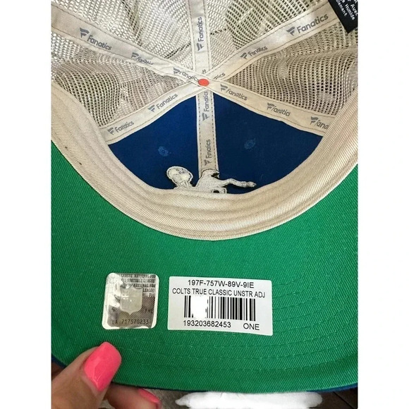 Fanatics NFL Vintage Collection Indianapolis Colts Baseball Cap One Size - Picture 4 of 4